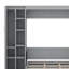 Lit escamotable mural Murphy avec tablettes, garde-robe et DEL-2105862110-2105862109