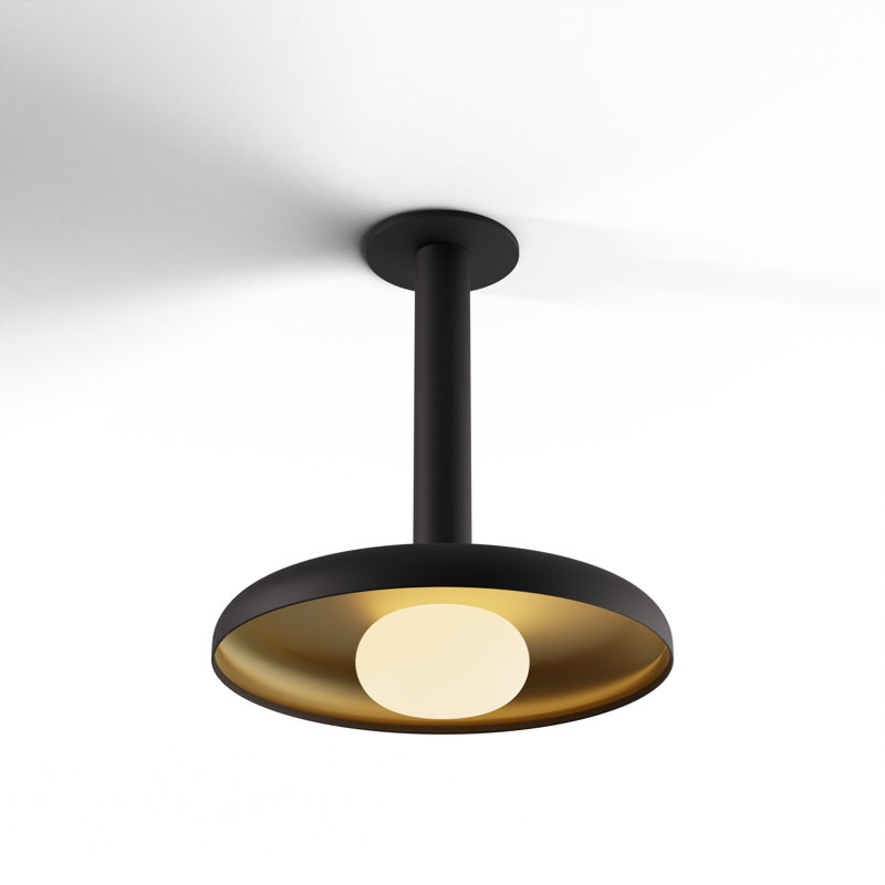 Combi 1 - Light LED Pendant, Matte Black, Matte Black/Brass