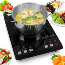 Cheftop Single Burner Induction Cooktop Portable 120V Digital Ceramic Top  1300W with Pot, 1 Unit - Fry's Food Stores