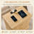 Abarca 23.6" Tall Modern End Table Set of 2, Wood Bedside Table with Charging Station & 3 Storage Drawers, Curved Waterfall Design Table, End Table for Study, Living Room, Natural-1017933481