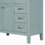 Ensemble de meuble-lavabo simple 36 po avec plateau en céramique Shavette-660871950