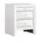 Elegant Contemporary White Nightstand-910158245
