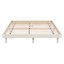 Base de lit plate-forme flottante de conception moderne pour couleur blanche délavée-129892515