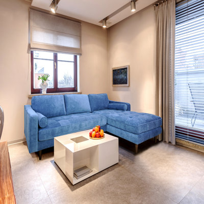 Canapé modulaire Anderson Raf - bleu denim
