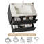 Meuble-lavabo mural moderne 30 po Mid-Century