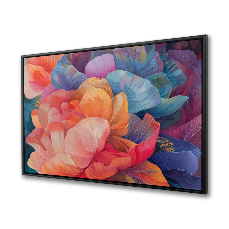 The Opening - Gray Framed Canvas for Elegant Home Decor