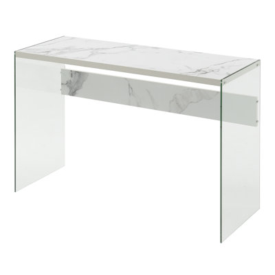 Allegonda 44'' Console Table with Glass Frame