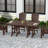 Vinnie Rectangular Outdoor Dining Table Umbrella Hole , 71 " W 37 " D-1750438466
