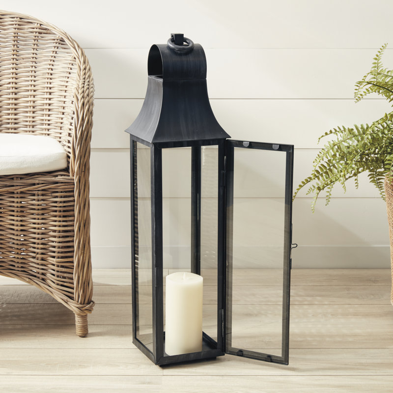 Geneva Lantern, 21.5" H x 8.25" W x 7.75" D