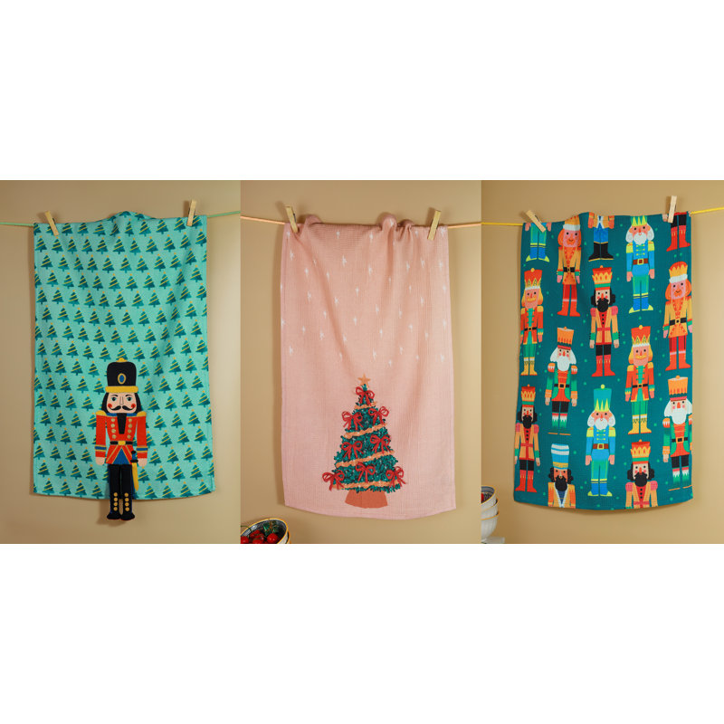 Ensemble de 3 torchons de cuisine The Nutcracker Suite Artisan