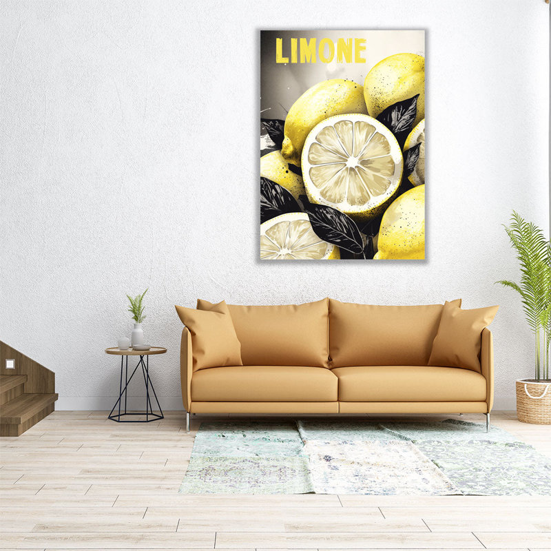 Limone - reproduction d'art sur toile, H 60 po x l 45 po