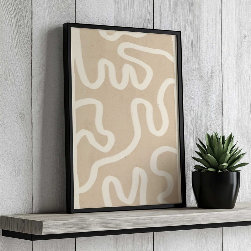 «Abstract Minimal 65» par Garima Dhawan, reproduction d'art sur toile, H 24 po x l 18 po, Argent argent