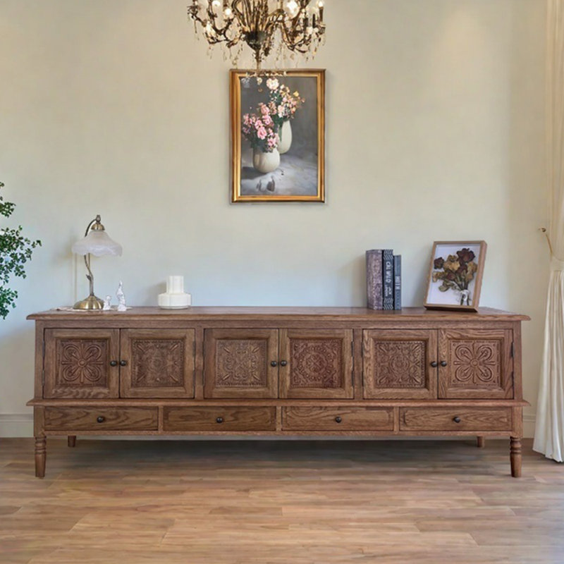 Black walnut TV cabinet