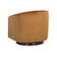 FAUTEUIL PIVOTANT Saiya - BRONZE FONCÉ - SKY GOLD