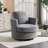Ottelia 32.2'' Wide Slipcovered Swivel Barrel Chair-1615937821