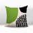 Chartreuse / noir / blanc cassé