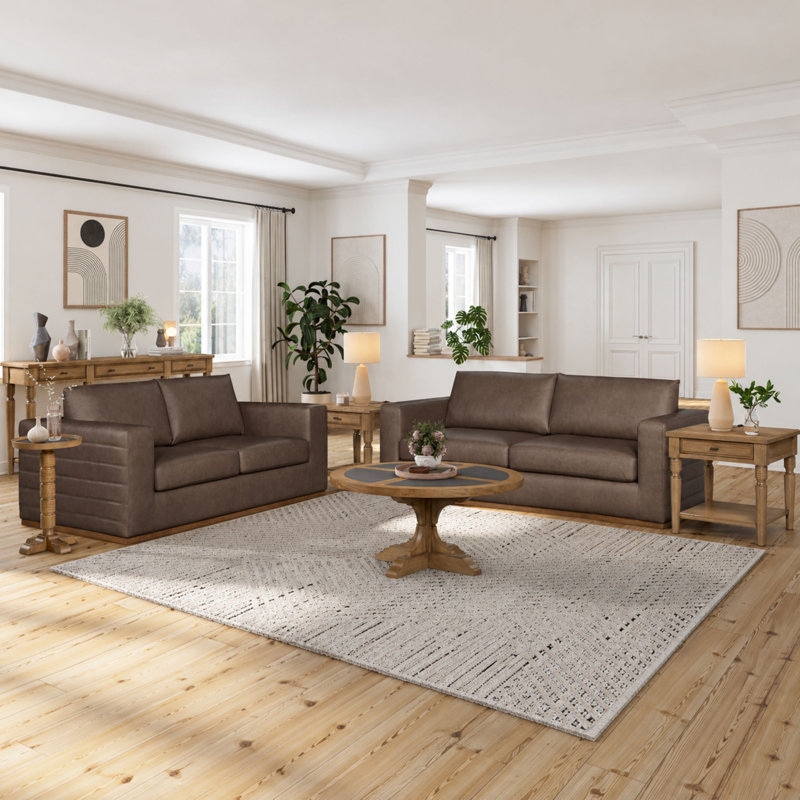 Table basse Deemston - amande, Brown