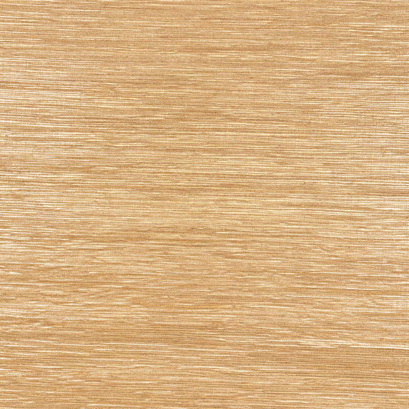 Metallized Flax Wallpaper, Brass