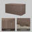 Decksplore 80 Gallon Outdoor Storage Box, Waterproof & Lockable Resin Deck Box