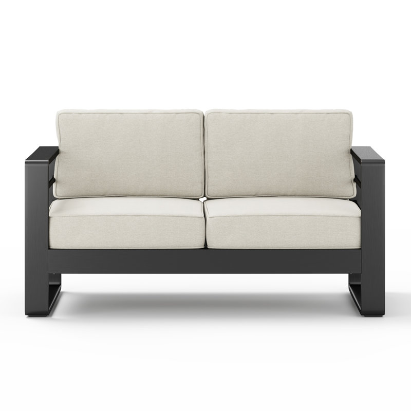 Outdoor Patio Loveseat, Beige