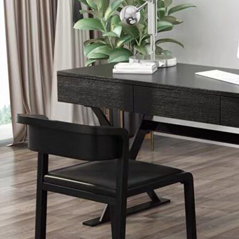 Bureau minimaliste, moderne et créatif, 30.70" H x 78.74" W x 31.49" D