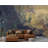 Navy Abstract Art Wall Mural-456327715