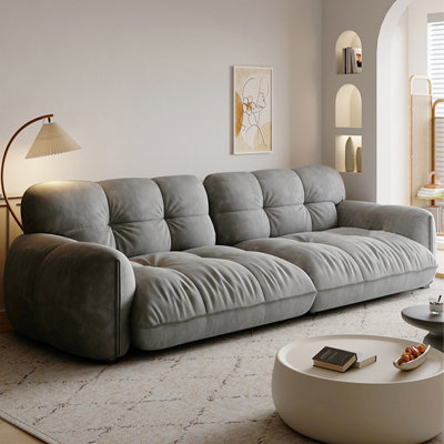 Gray Polyester Modular Sofa cushion couch