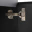 Meuble-lavabo flottant mural avec lavabo en céramique et porte d'armoire à fermeture en douceur