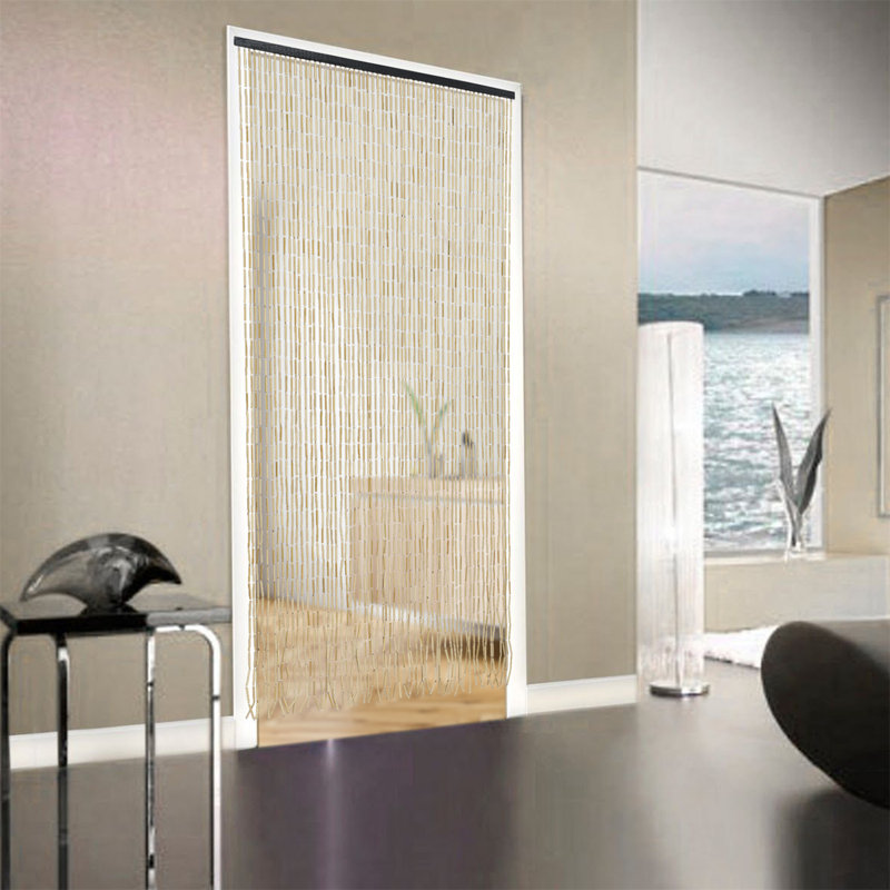 Emilee Bamboo Curtain Single Panel