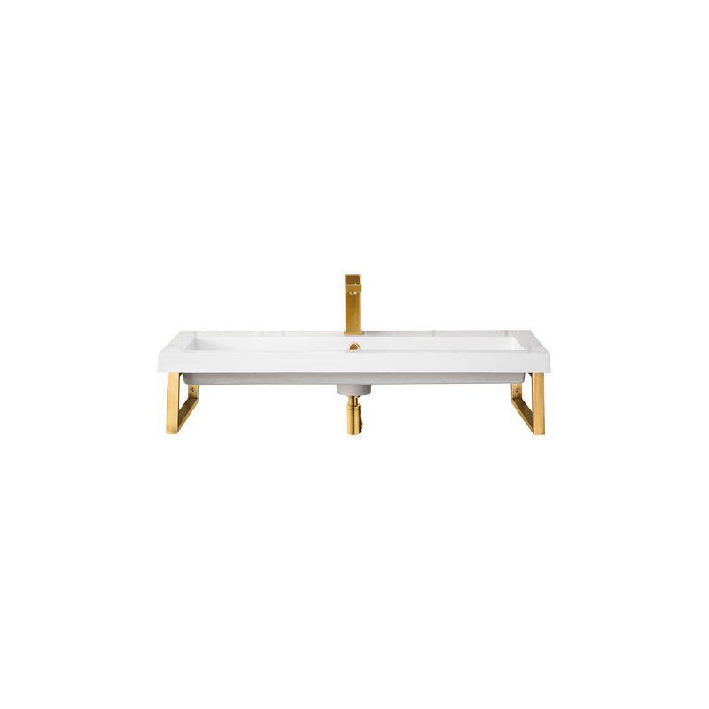 Boston 39.4'' W Single Vanity, Radiant Gold, 39.4"