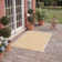 Jordon 8734 Area Indoor/Outdoor Area Rug in Ivory/Gold