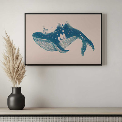 Reproduction d'art sur toile Home a baleine par Norman Duenas