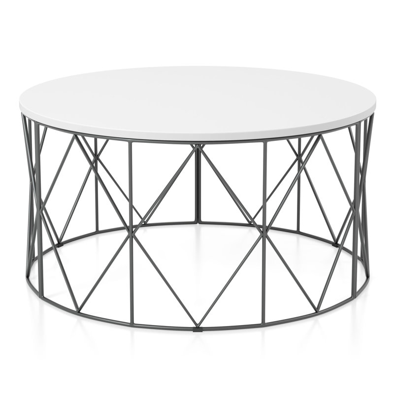 Single Coffee Table, White