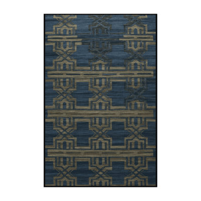Machine Washable Trellis Grey Area Rug
