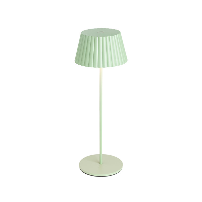 Dario LED Standard Table Lamp, Sage Green