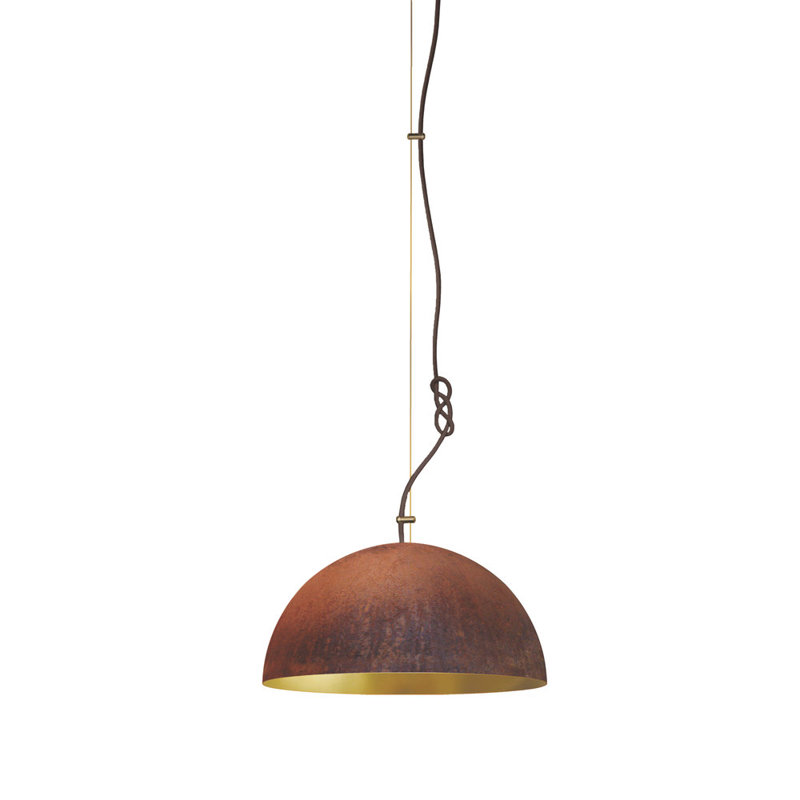 Queen 3 - Light Pendant, Brown, 79" H x 18" W x 18" D