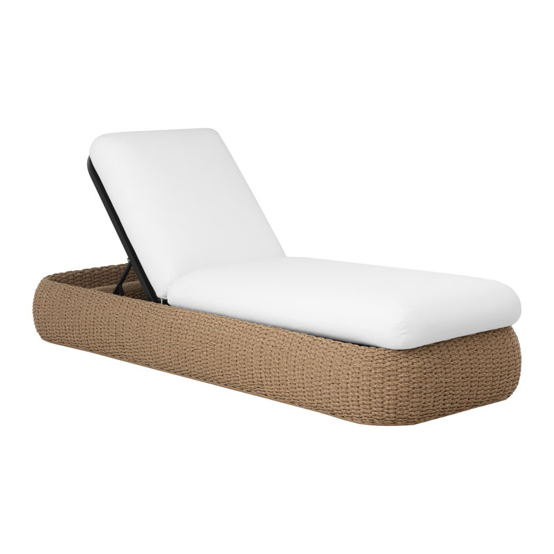 BARCELONE LOUNGER - NATUREL - STINSON BLANC