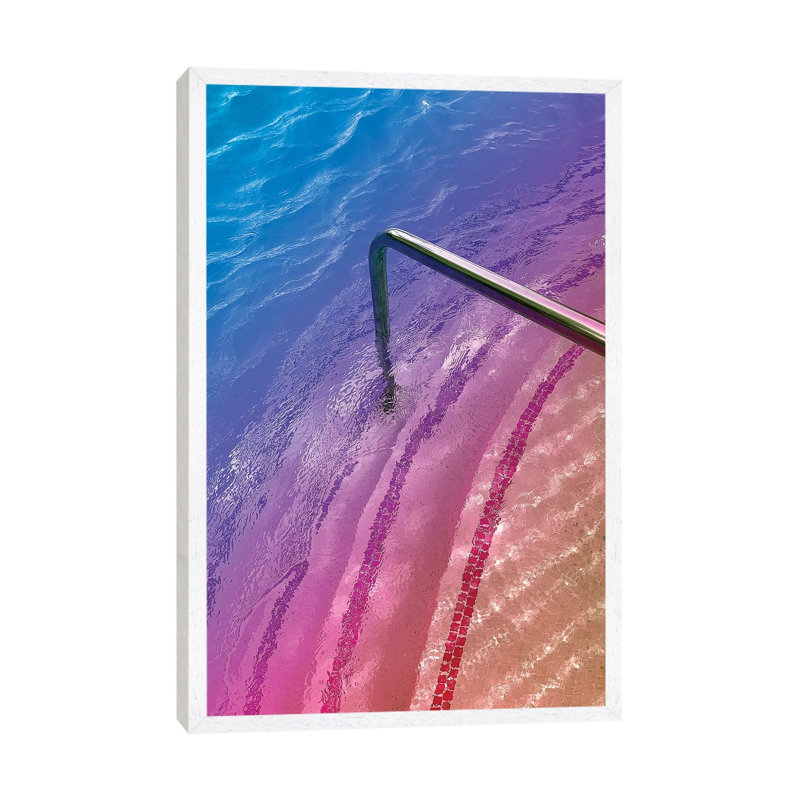 Tranquil by Nathan Head - Print on Canvas, 66.04cm H x 45.72cm W x 3.81cm D, White Framed
