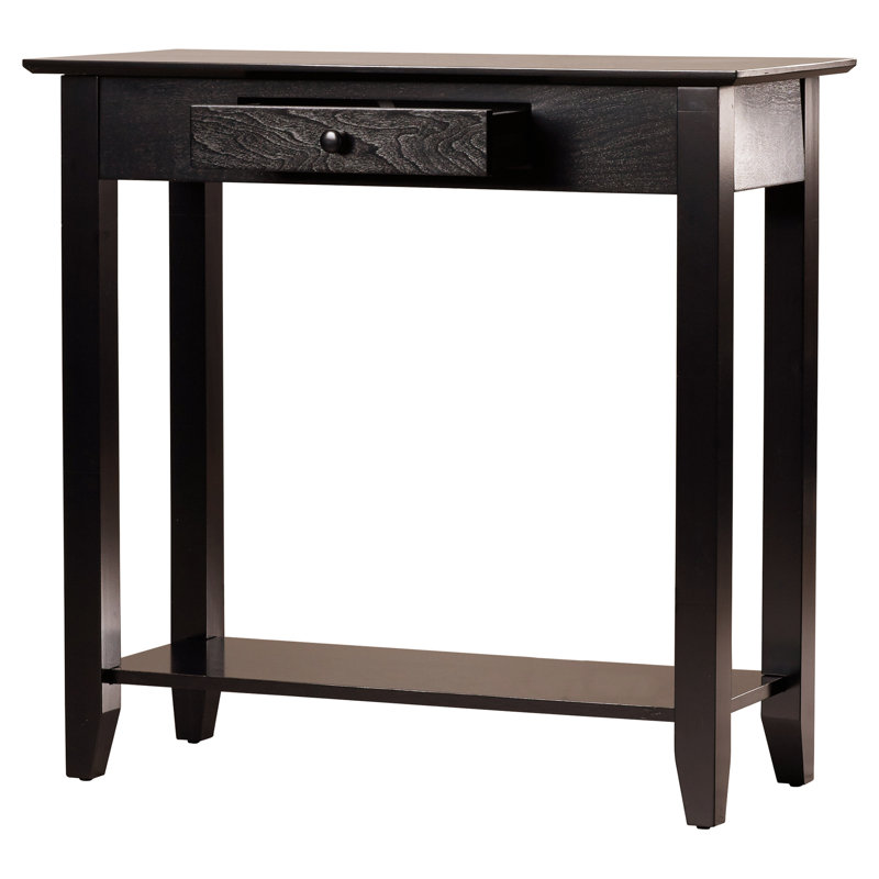 Console de 31,5 po Carbin, Noir, H 30 po x L 31,5 po x P 14 po