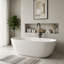 Baignoire de trempage autoportante 71 po. X 36 po. 71 po. X 36 po.