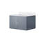 Meuble-lavabo gris foncé 30 po X P 22 po, comptoir en marbre, fabrication en bois massif, support à fermeture en douceur, finition égratignure et teinture, grande capacité de rangement,
