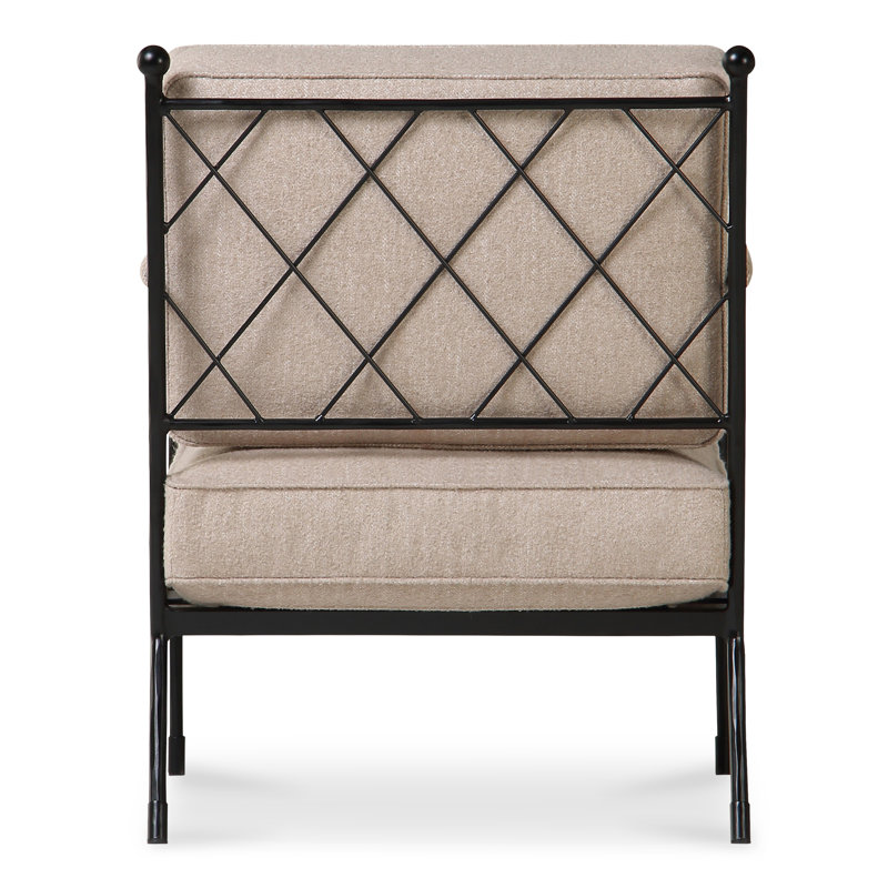Vecchia Accent Chair Terracotta, Beige