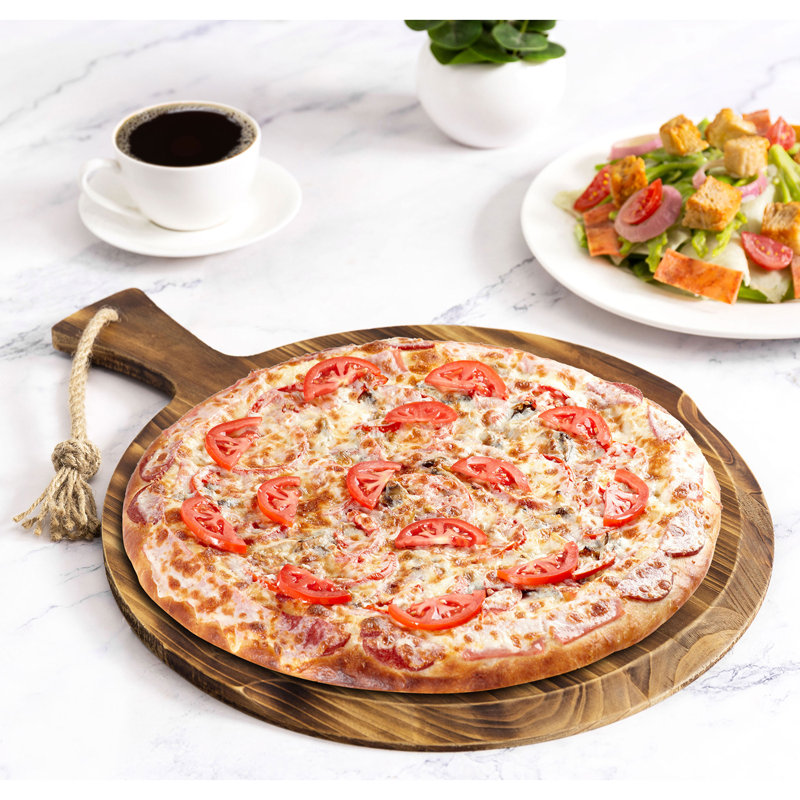 MyGift Wood 32cm Pizza Peel