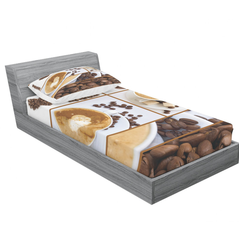 Microfiber Sheet Set, Twin Sheet Set with Fitted Sheet