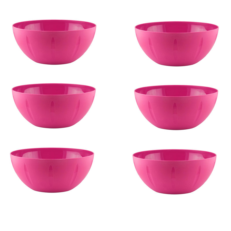 Bol à mélanger en plastique YBM Home pour repas de tous les jours - idéal pour les céréales, les collations, le maïs soufflé, la salade et les fruits, va au micro-ondes