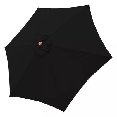 Housse de remplacement pour auvent pour parasol de patio de 10 pi pouvant accueillir 6 baleines (toile seulement)
