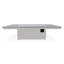 48" x 84" Rustic Fire Table with Propane Shelf-700113038