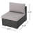 Wicker Outdoor Armless Lounge Chair-307977988-307977991
