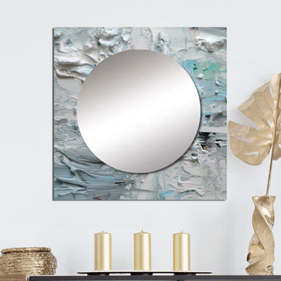 Quamesha - Abstract Large Square Mirror For Wall Art Decor