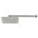 Kingston Brass Shower Scape 9-5/8-Inch Square Raindrop ABS Shower Head with 15-3/4-Inch Shower Arm